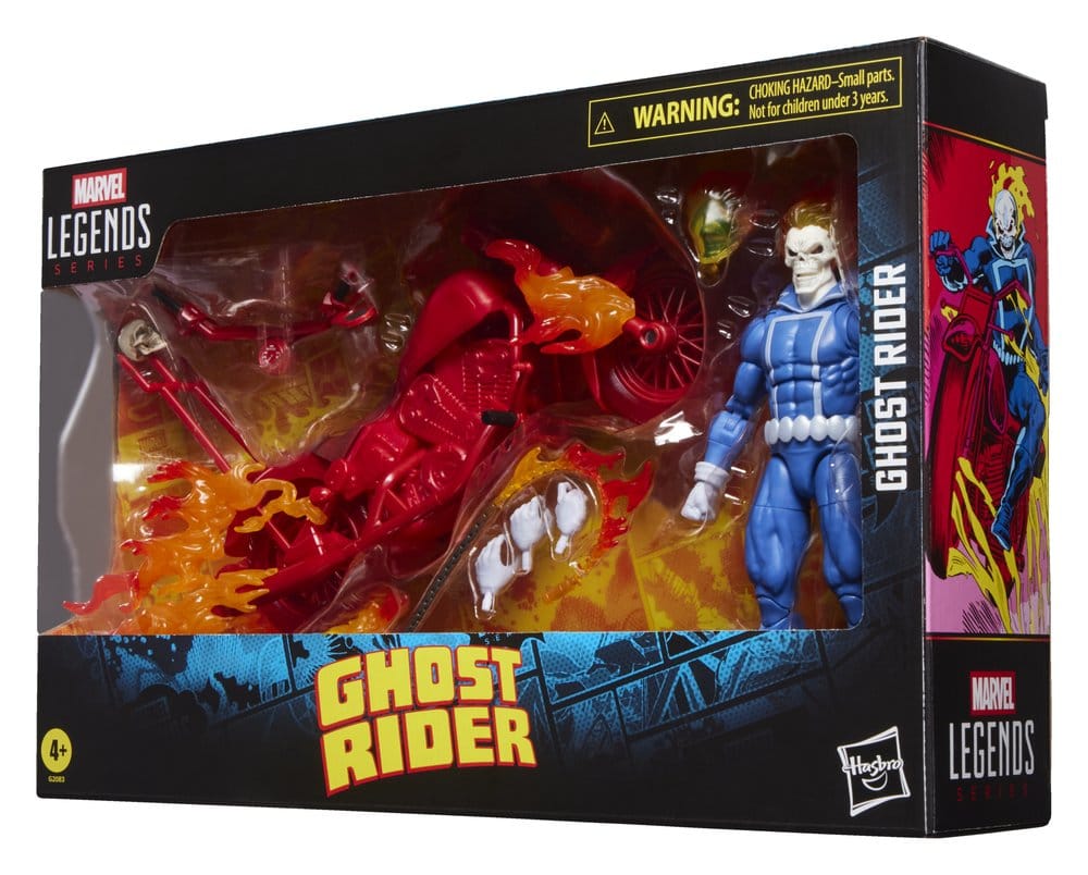 Ghost Rider Marvel Legends Actionfigur  Johnny Blaze with Motorcycle 15 cm - Versand: 7 Tage nach Bestellung
