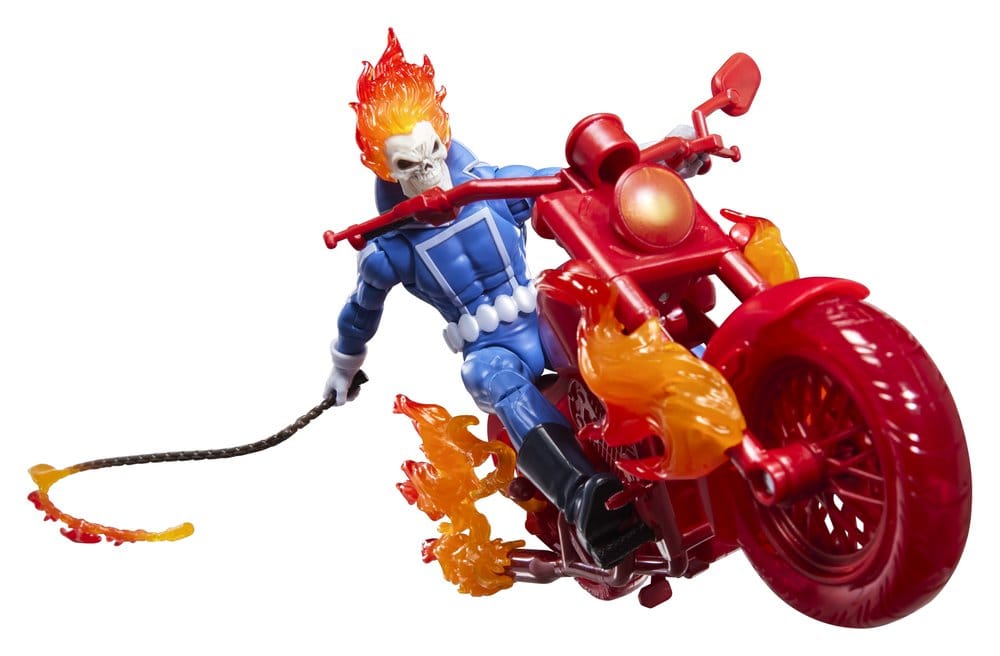Ghost Rider Marvel Legends Actionfigur  Johnny Blaze with Motorcycle 15 cm - Versand: 7 Tage nach Bestellung
