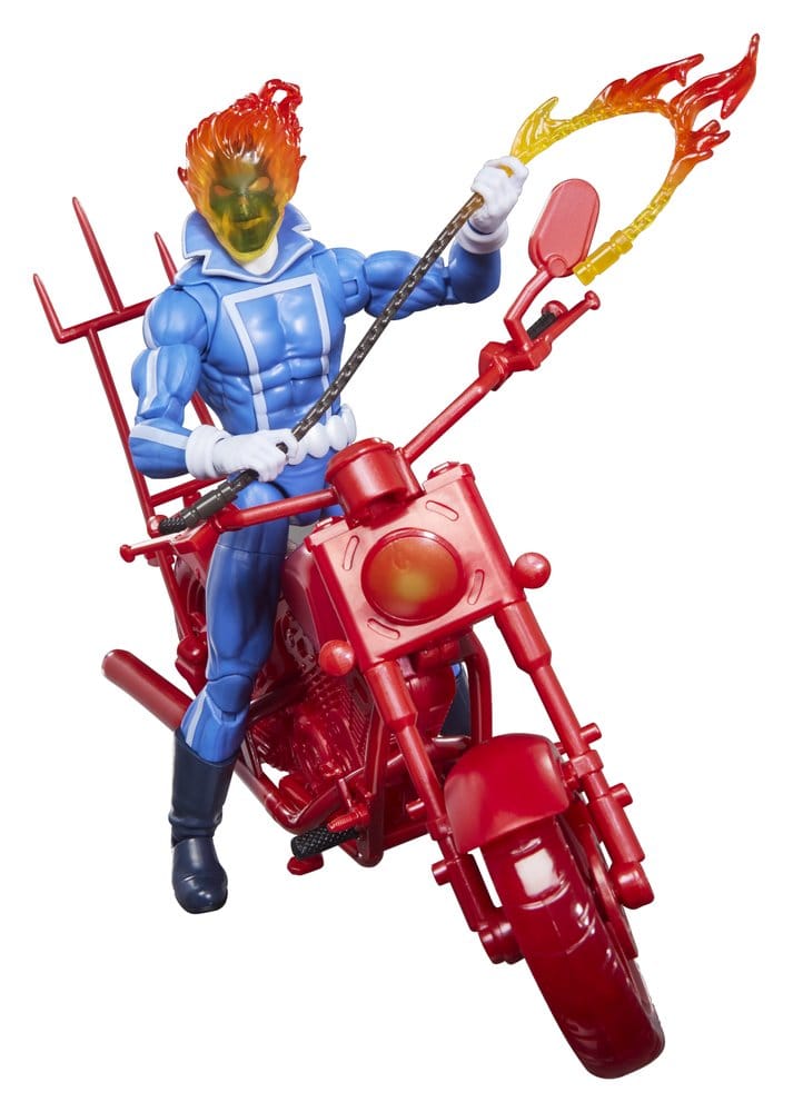 Ghost Rider Marvel Legends Actionfigur  Johnny Blaze with Motorcycle 15 cm - Versand: 7 Tage nach Bestellung