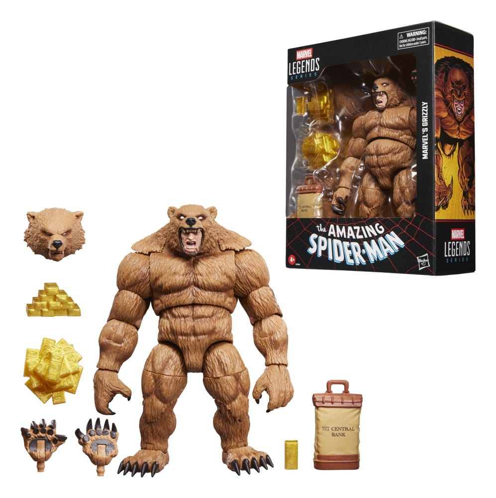The Amazing Spider-Man Marvel Legends Actionfigur Marvel's Grizzly 15 cm - Versand: 7 Tage nach Bestellung