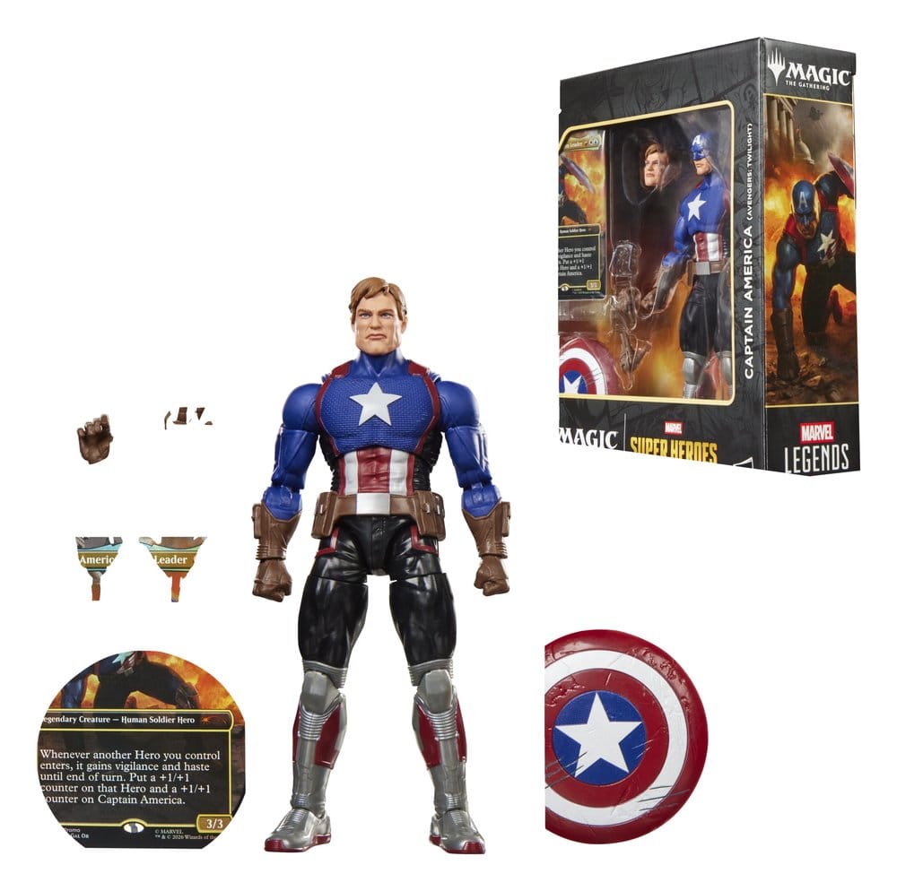 Magic The Gathering: Marvel Super Heroes Marvel Legends Actionfigur Captain America (Avengers: Twilight) 15 cm - Preorder - ETA: 28.10.2026