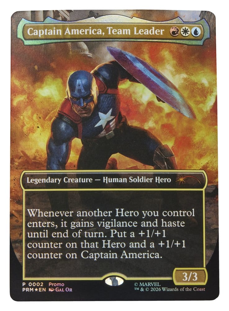 Magic The Gathering: Marvel Super Heroes Marvel Legends Actionfigur Captain America (Avengers: Twilight) 15 cm - Preorder - ETA: 28.10.2026