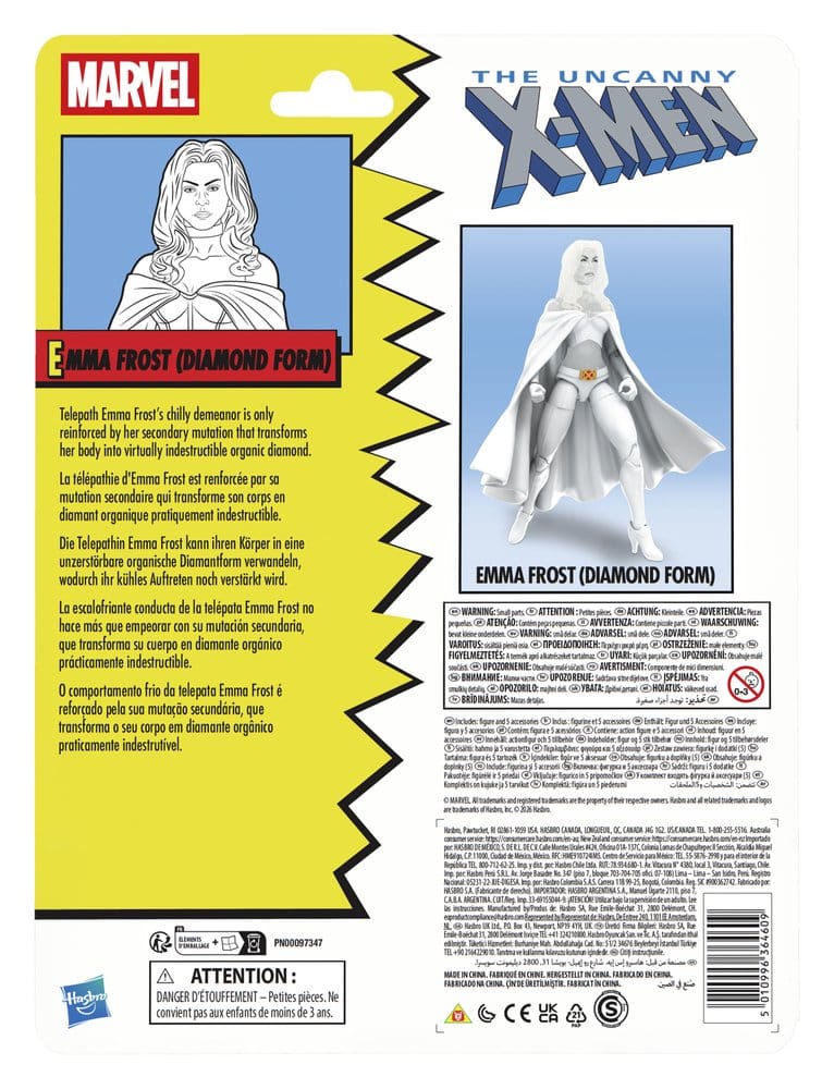 The Uncanny X-Men Marvel Legends Actionfigur Emma Frost (Diamond Form) 15 cm - Versand: 7 Tage nach Bestellung