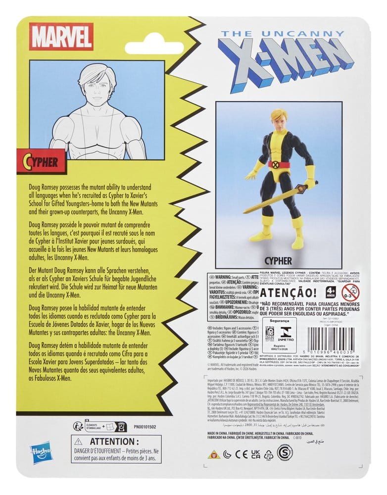 The Uncanny X-Men Marvel Legends Actionfigur Cypher 15 cm - Preorder - ETA: 08.11.2026