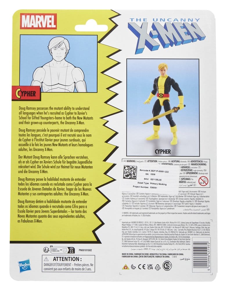 The Uncanny X-Men Marvel Legends Actionfigur Cypher 15 cm - Preorder - ETA: 08.11.2026