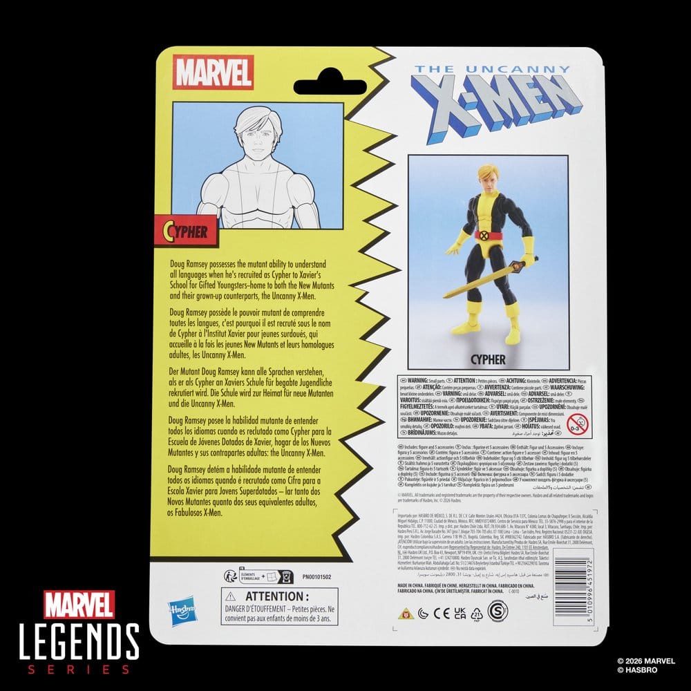 The Uncanny X-Men Marvel Legends Actionfigur Cypher 15 cm - Preorder - ETA: 08.11.2026