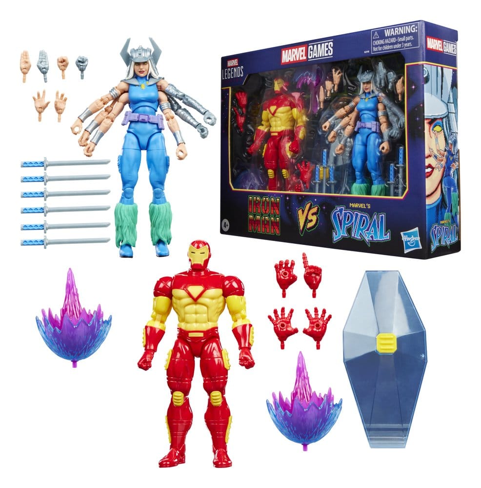 Marvel Games Marvel Legends Actionfiguren 2er-Pack Iron Man & Marvel's Spiral 15 cm - Preorder - ETA: 28.10.2026