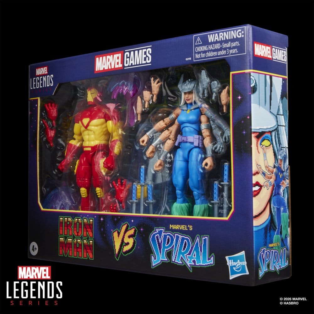 Marvel Games Marvel Legends Actionfiguren 2er-Pack Iron Man & Marvel's Spiral 15 cm - Preorder - ETA: 28.10.2026