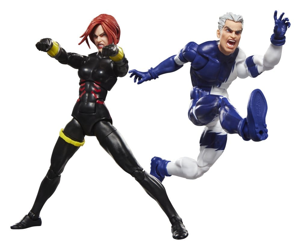 Avengers Marvel Legends Actionfiguren 2er-Pack Black Widow & Quicksilver 15 cm - Versand: 7 Tage nach Bestellung