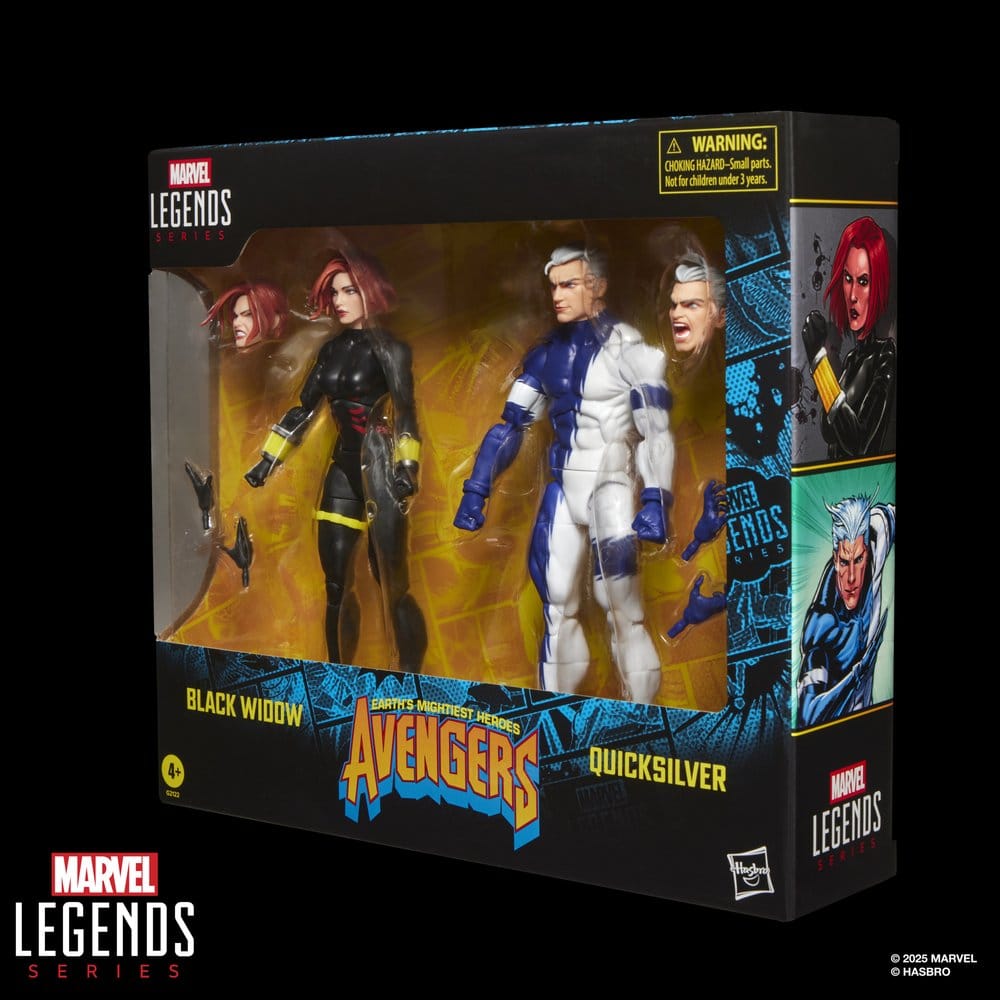 Avengers Marvel Legends Actionfiguren 2er-Pack Black Widow & Quicksilver 15 cm - Versand: 7 Tage nach Bestellung