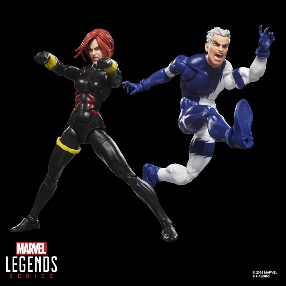 Avengers Marvel Legends Actionfiguren 2er-Pack Black Widow & Quicksilver 15 cm - Versand: 7 Tage nach Bestellung