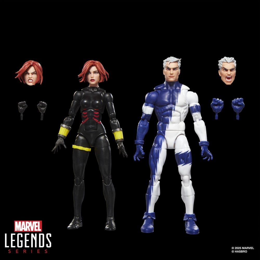Avengers Marvel Legends Actionfiguren 2er-Pack Black Widow & Quicksilver 15 cm - Versand: 7 Tage nach Bestellung