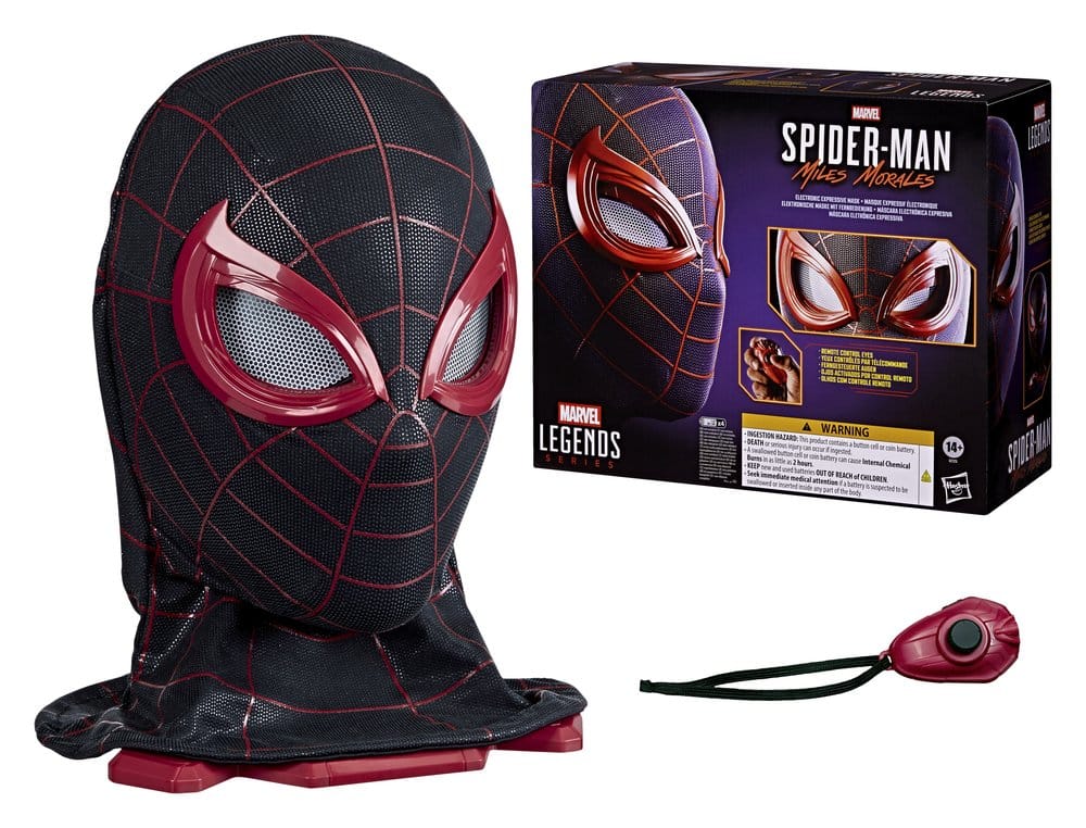 Spider-Man: Miles Morales Marvel Legends Elektronische Maske mit Fernbedienung - Preorder - ETA: 09.12.2026