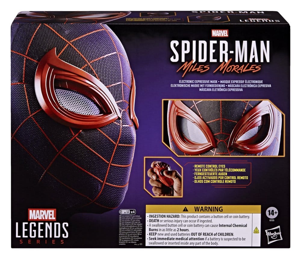 Spider-Man: Miles Morales Marvel Legends Elektronische Maske mit Fernbedienung - Preorder - ETA: 09.12.2026