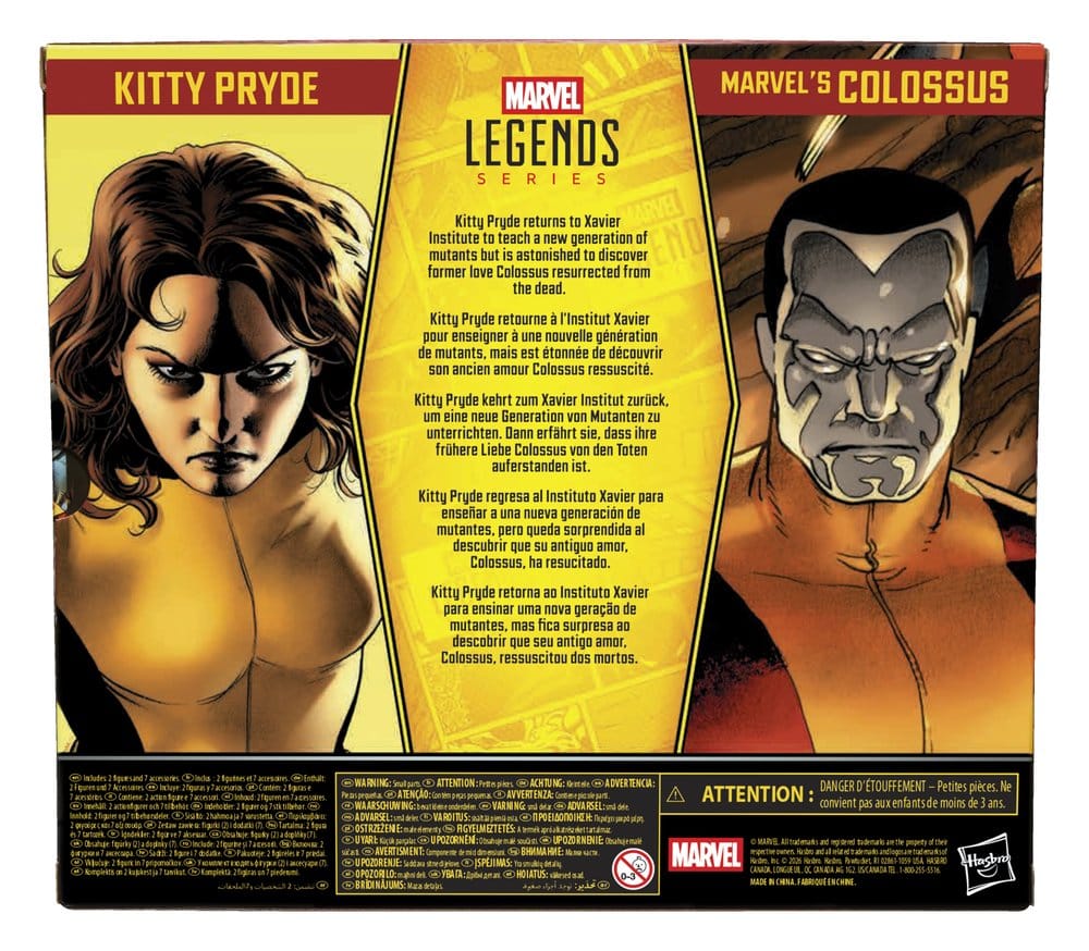 Astonishing X-Men Marvel Legends Actionfiguren 2er-Pack Kitty Pryde & Marvel's Colossus 15 cm - Preorder - ETA: 08.06.2026