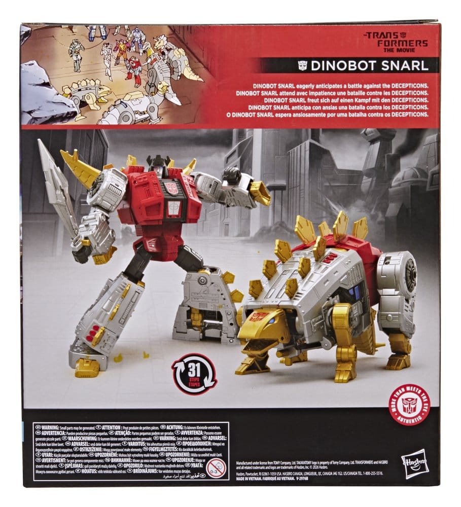 The Transformers: The Movie Studio Series Leader Class Actionfigur Dinobot Snarl 20 cm - Preorder - ETA: 25.06.2026
