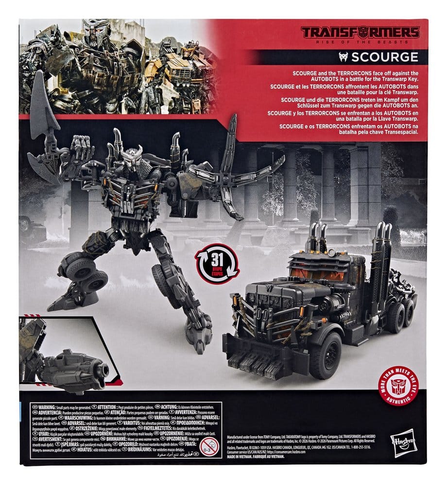 Transformers: Aufstieg der Bestien Studio Series Leader Class Actionfigur Scourge 22 cm - Preorder - ETA: 02.09.2026