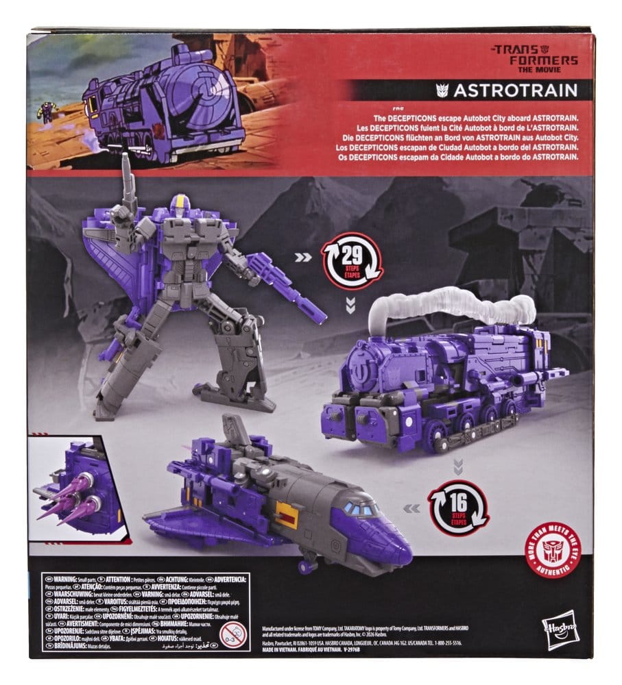 The Transformers: The Movie Studio Series Leader Class Actionfigur Astrotrain 17 cm - Preorder - ETA: 25.06.2026