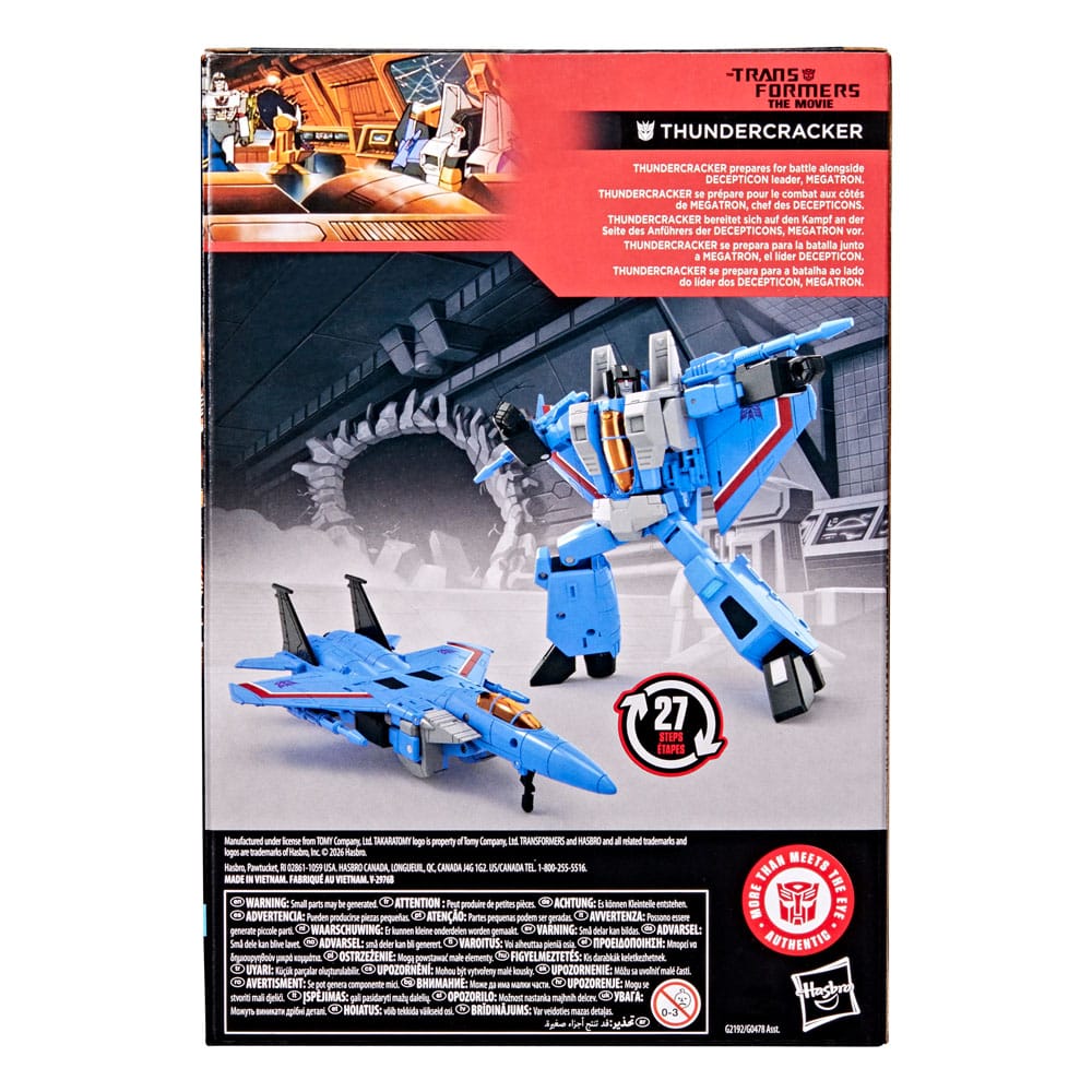 The Transformers: The Movie Studio Series Voyager Class Actionfigur Thundercracker 16 cm - Preorder - ETA: 07.10.2026