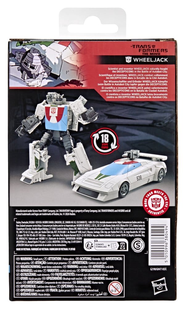 The Transformers: The Movie Studio Series Deluxe Class Actionfigur Wheeljack 13 cm - Preorder - ETA: 25.06.2026
