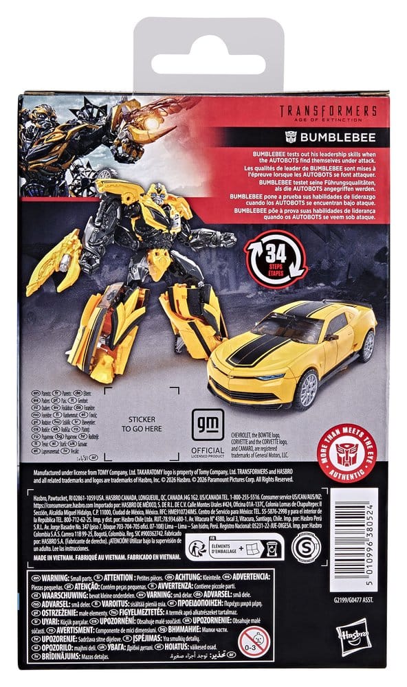 Transformers: Ära des Untergangs Studio Series Deluxe Class Actionfigur Bumblebee 13 cm - Preorder - ETA: 02.12.2026