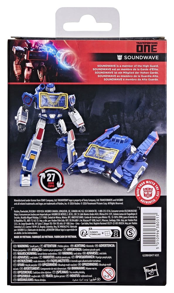 Transformers One Studio Series Deluxe Class Actionfigur Soundwave 13 cm - Preorder - ETA: 28.10.2026