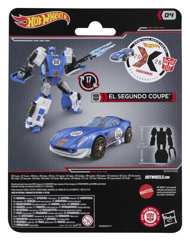 Transformers x Hot Wheels Collaborative Deluxe Class Actionfigur El Segundo Coupe 13 cm - Preorder - ETA: 30.09.2026