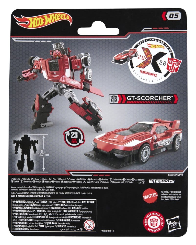 Transformers x Hot Wheels Collaborative Deluxe Class Actionfigur GT-Scorcher 13 cm - Preorder - ETA: 14.10.2026
