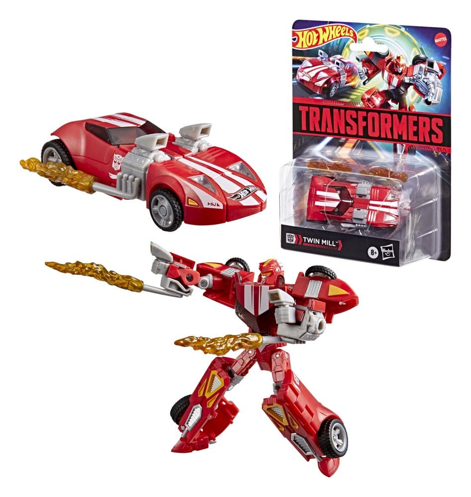 Transformers Collaborative Hot Wheels x Transformers Deluxe Class Actionfigur Twin Mill 13 cm - Preorder - ETA: 16.09.2026