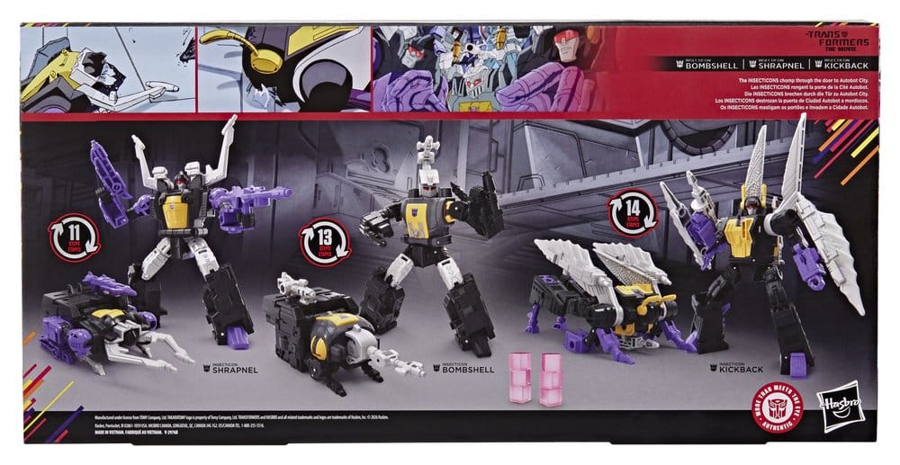 Transformers – Der Kampf um Cybertron Studio Series Deluxe Class Actionfiguren 3er-Pack Insecticon Bombshell, Shrapnel & Kickback 14 cm - Preorder - ETA: 07.10.2026