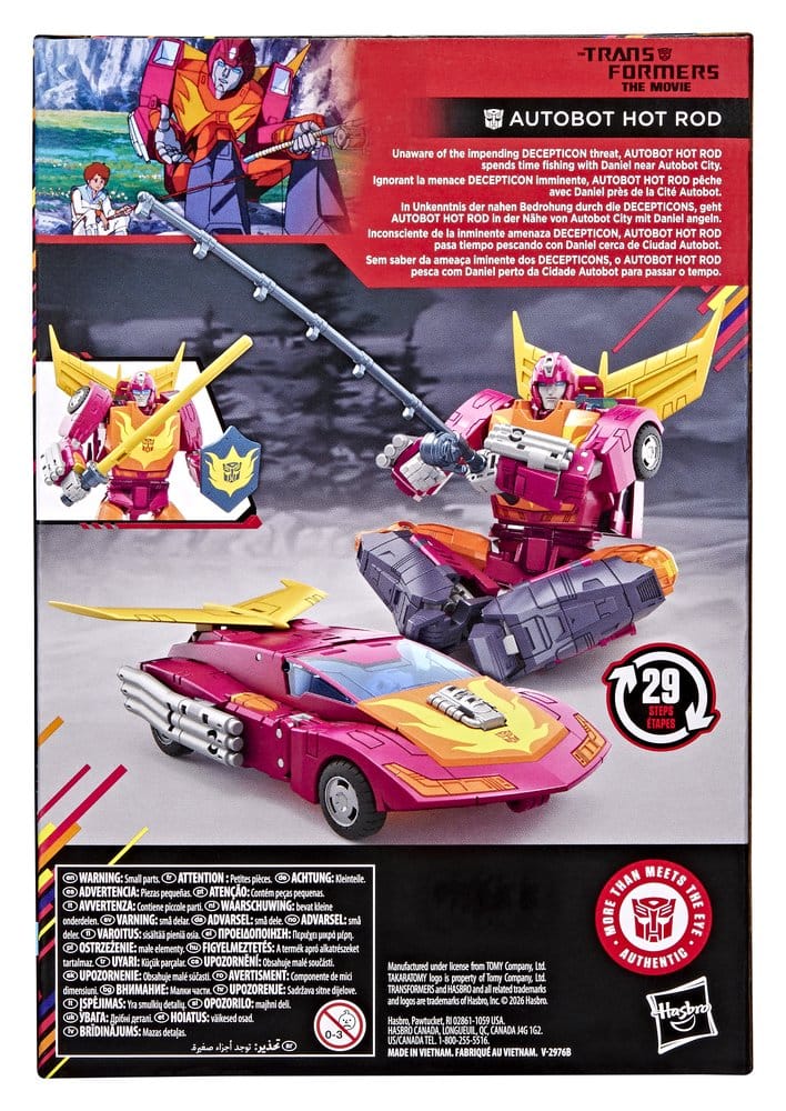 The Transformers: The Movie Studio Series Voyager Class Actionfigur MTMTE Collection: Autobot Hot Rod 14 cm - Preorder - ETA: 08.08.2026