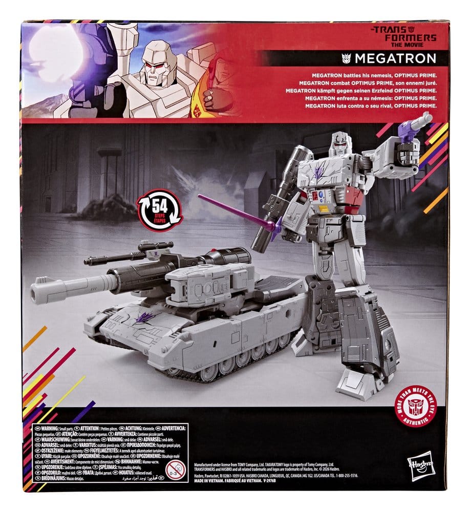The Transformers: The Movie Studio Series Leader Class Actionfigur MTMTE Collection: Megatron 22 cm - Preorder - ETA: 09.10.2026