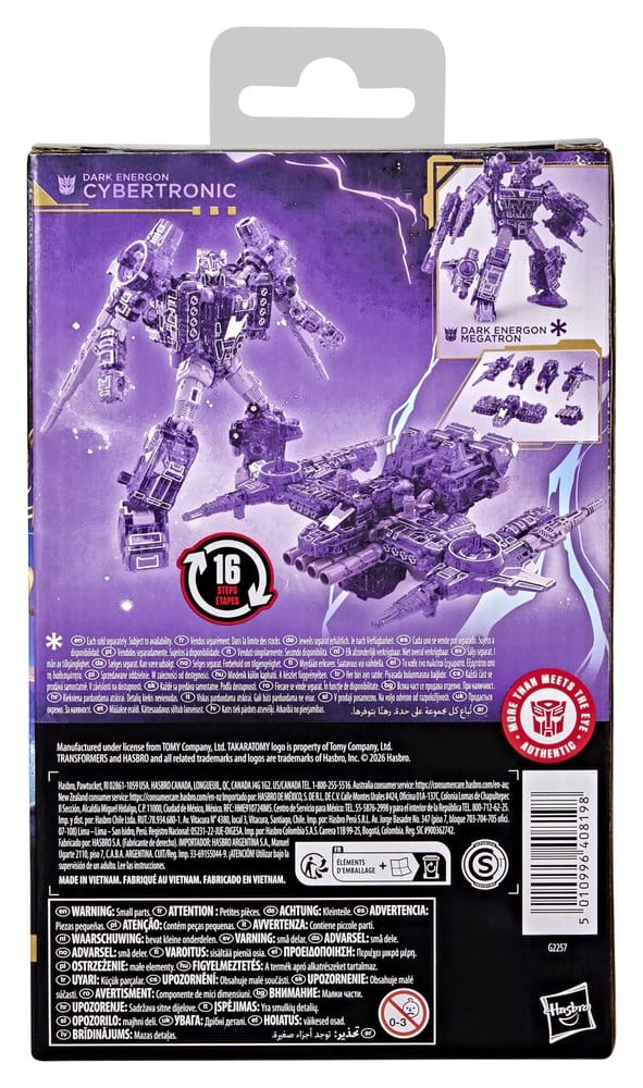 Transformers Age of the Primes Deluxe Class Actionfigur Dark Energon Cybertronic 14 cm - Preorder - ETA: 08.11.2026