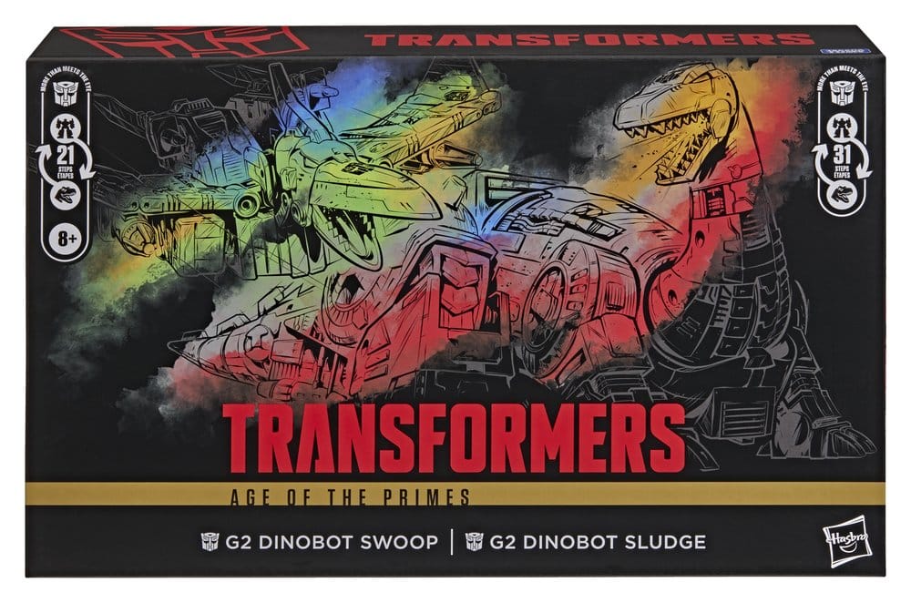 Transformers Age of the Primes Leader Class Actionfiguren 2er-Pack G2 G2 Dinobot Swoop &amp; G2 Dinobot Sludge 19 cm - Versand: 7 Tage nach Bestellung