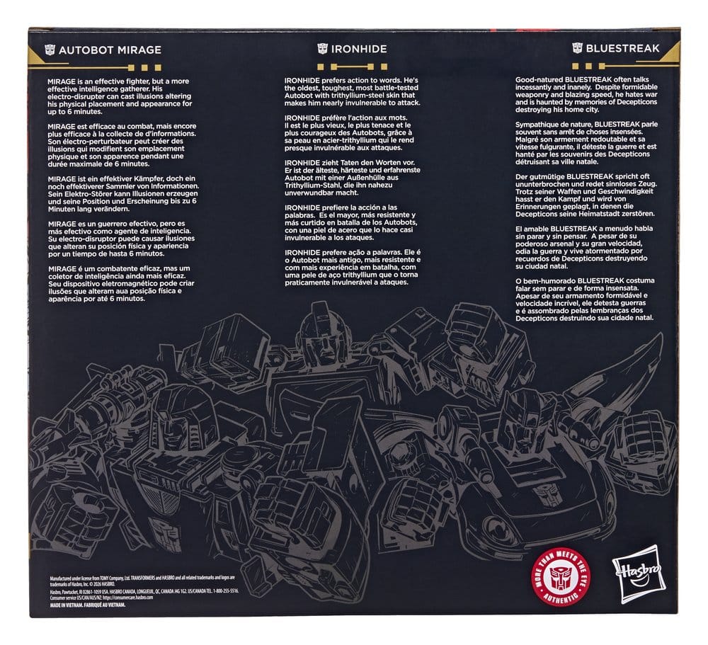Transformers Age of the Primes Actionfiguren 3er-Pack Autobot Mirage & Bluestreak & Ironhide - Preorder - ETA: 02.12.2026