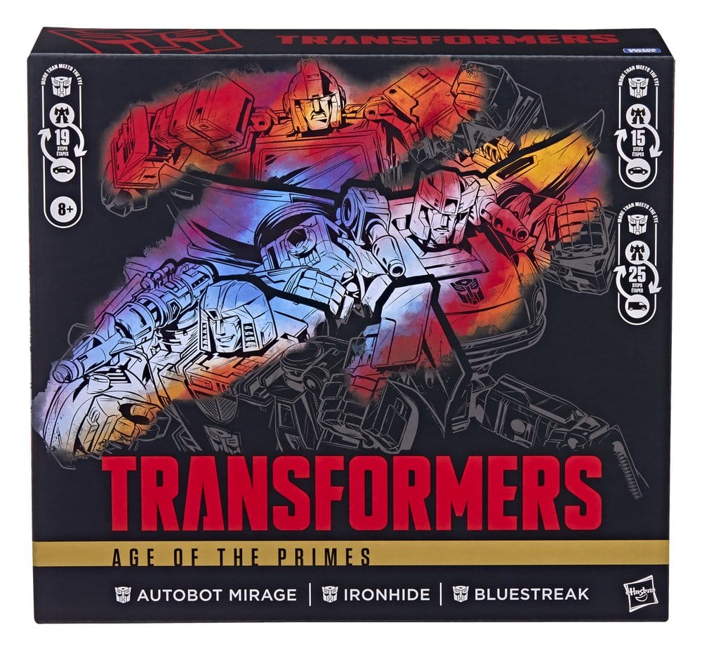 Transformers Age of the Primes Actionfiguren 3er-Pack Autobot Mirage & Bluestreak & Ironhide - Preorder - ETA: 02.12.2026