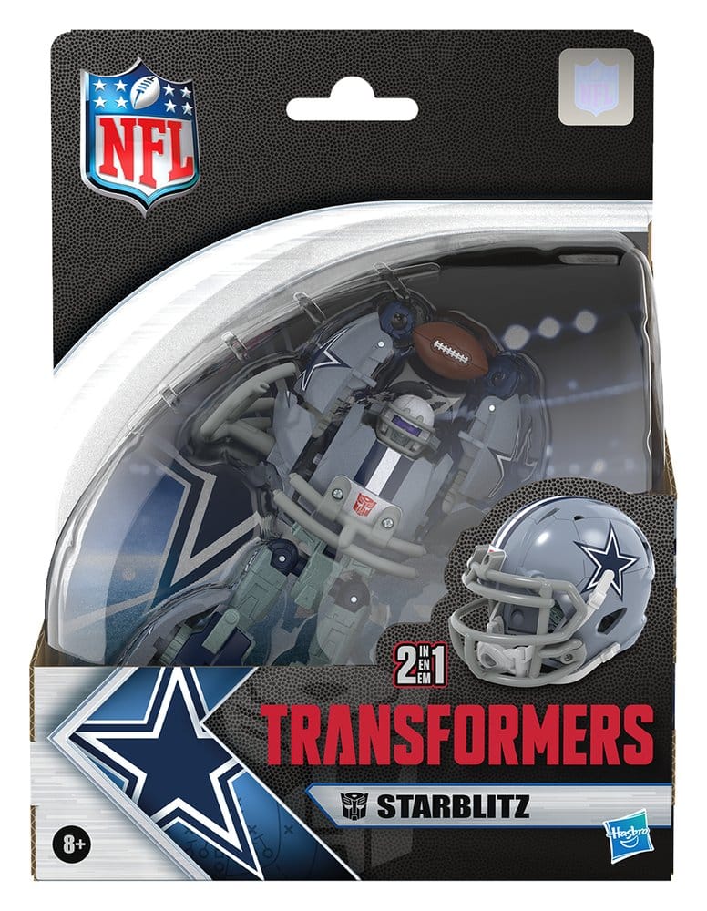Transformers x NFL Actionfigur Dallas Cowboys: Starblitz 14 cm - Versand: 7 Tage nach Bestellung