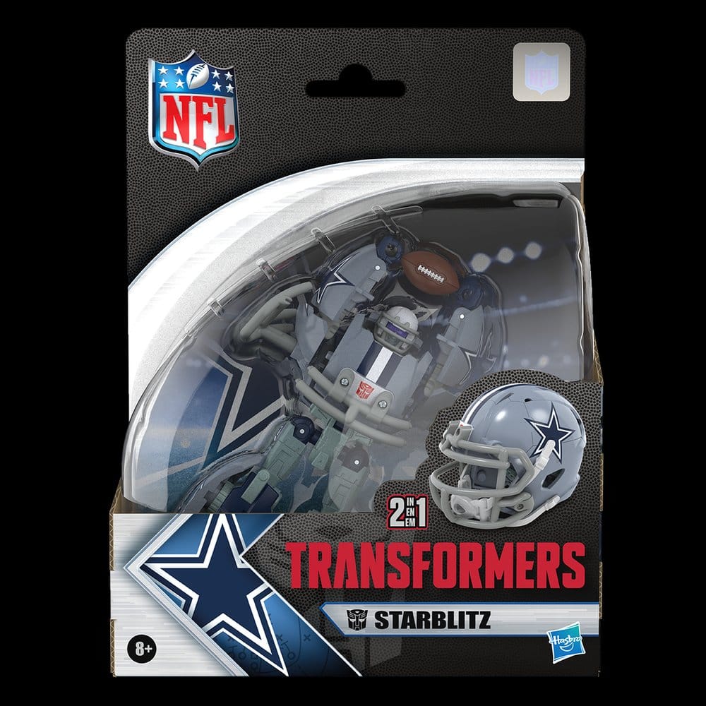 Transformers x NFL Actionfigur Dallas Cowboys: Starblitz 14 cm - Versand: 7 Tage nach Bestellung