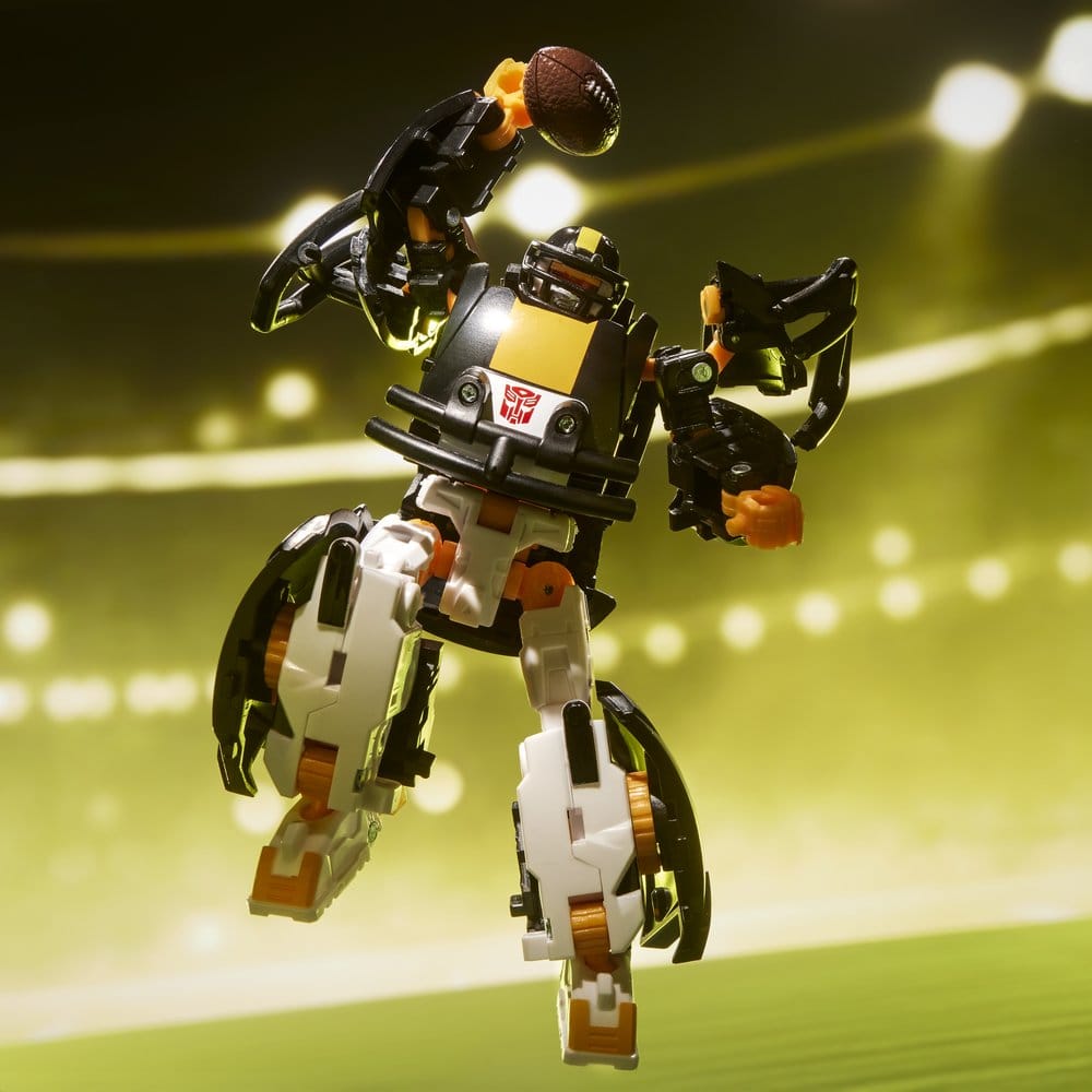 Transformers x NFL Actionfigur Pittsburgh Steelers: Steelsmash 14 cm - Versand: 7 Tage nach Bestellung