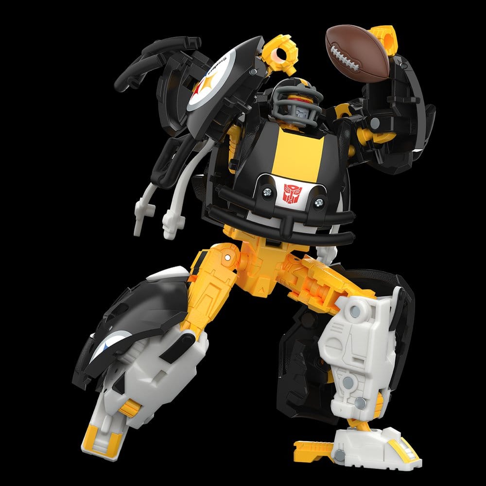 Transformers x NFL Actionfigur Pittsburgh Steelers: Steelsmash 14 cm - Versand: 7 Tage nach Bestellung