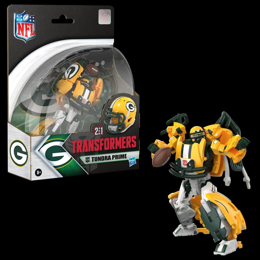 Transformers x NFL Actionfigur Green Bay Packers: Tundra Prime 14 cm - Versand: 7 Tage nach Bestellung