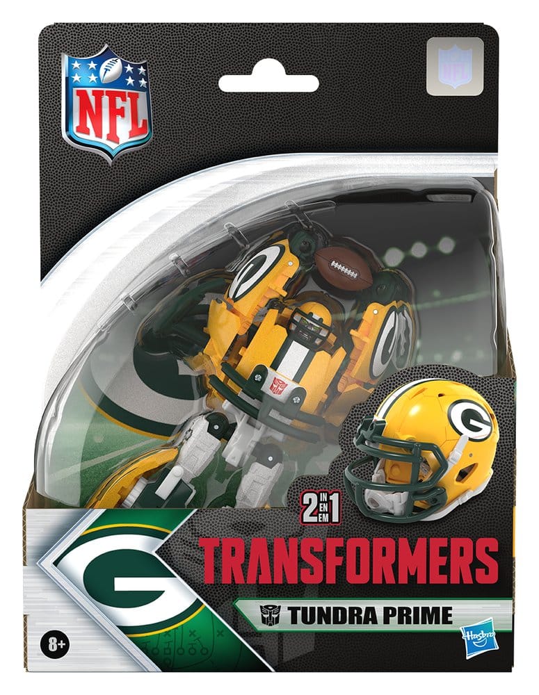 Transformers x NFL Actionfigur Green Bay Packers: Tundra Prime 14 cm - Versand: 7 Tage nach Bestellung