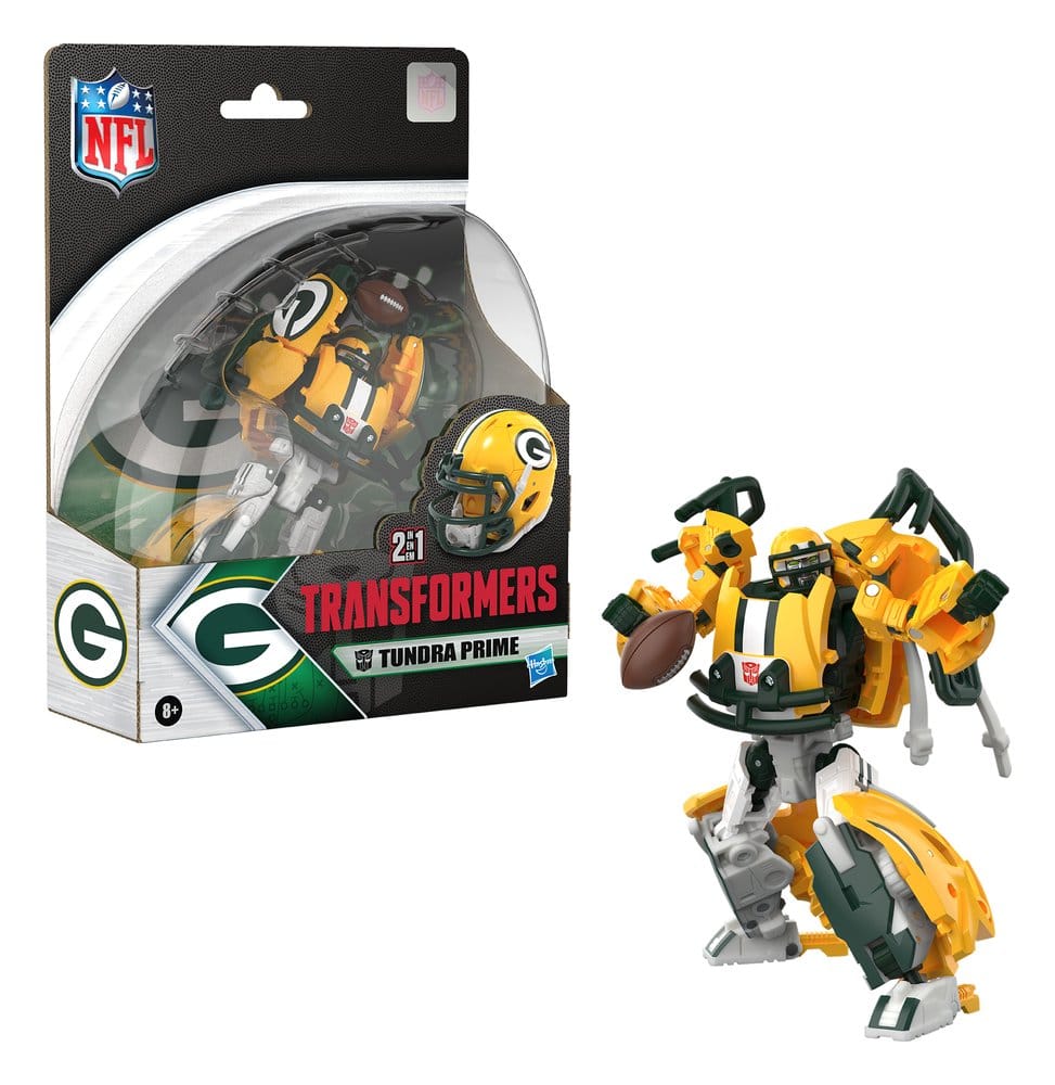 Transformers x NFL Actionfigur Green Bay Packers: Tundra Prime 14 cm - Versand: 7 Tage nach Bestellung