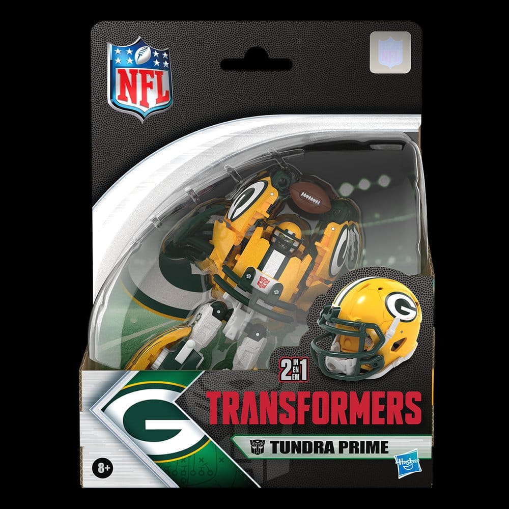 Transformers x NFL Actionfigur Green Bay Packers: Tundra Prime 14 cm - Versand: 7 Tage nach Bestellung