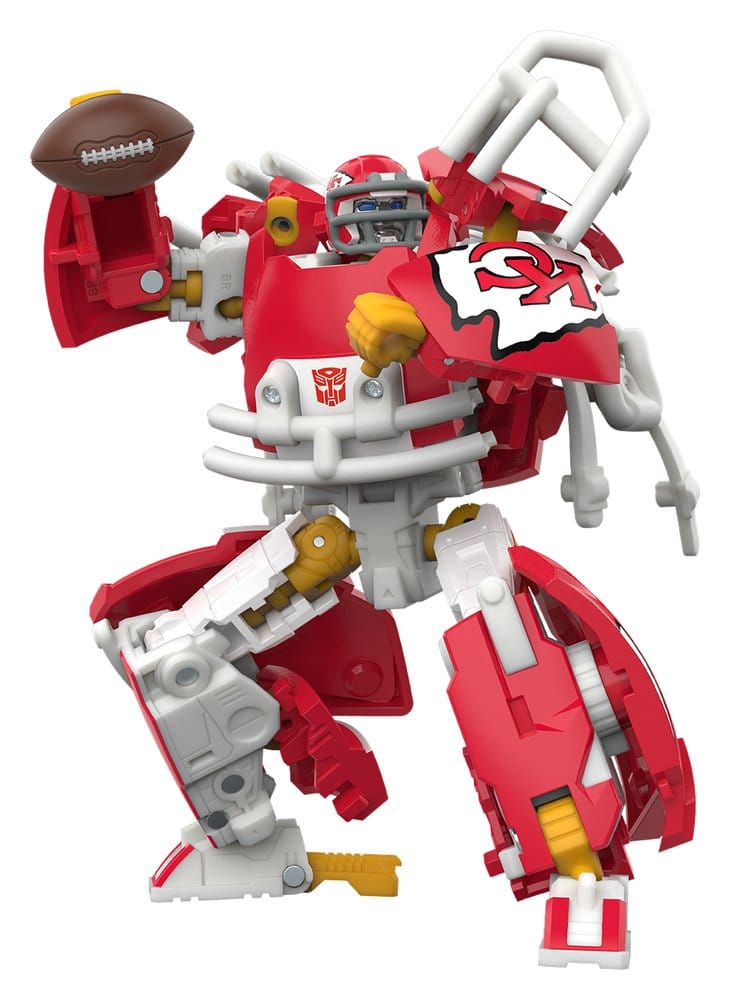 Transformers x NFL Actionfigur Kansas City Chiefs: KC-59 14 cm - Versand: 7 Tage nach Bestellung