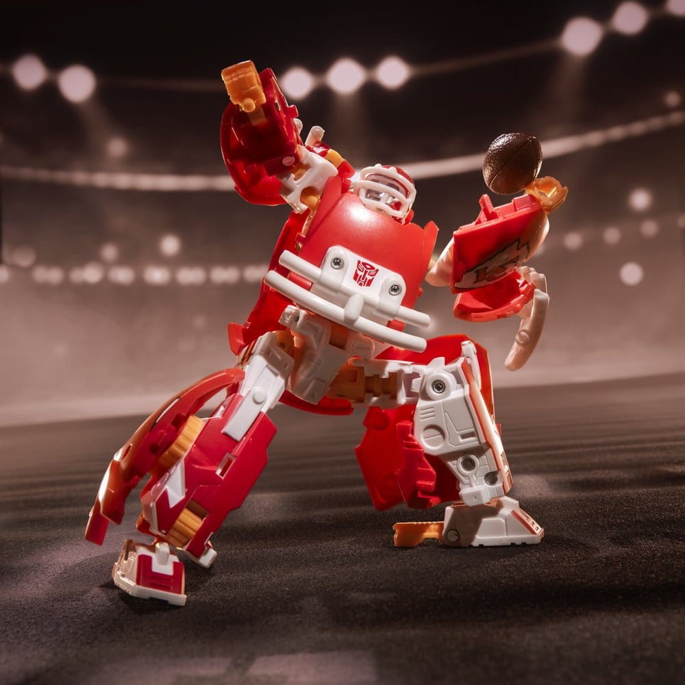 Transformers x NFL Actionfigur Kansas City Chiefs: KC-59 14 cm - Versand: 7 Tage nach Bestellung