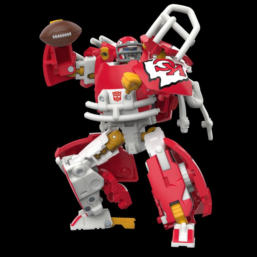 Transformers x NFL Actionfigur Kansas City Chiefs: KC-59 14 cm - Versand: 7 Tage nach Bestellung