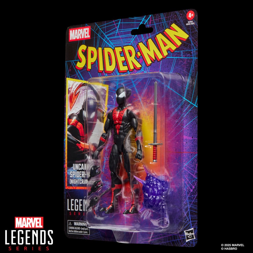 Spider-Man Marvel Legends Retro Actionfigur Uncanny Spider-Man (Nightcrawler) 15 cm - Preorder - ETA: 21.02.2026