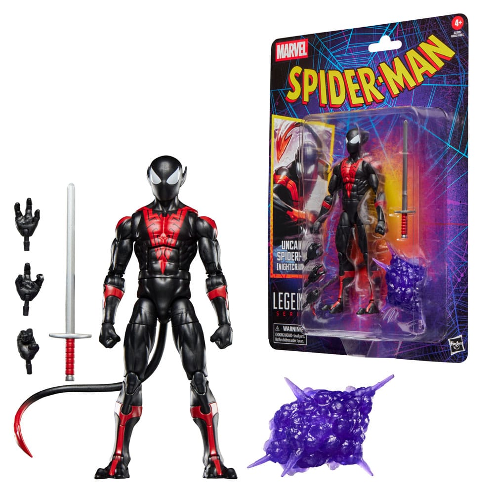 Spider-Man Marvel Legends Retro Actionfigur Uncanny Spider-Man (Nightcrawler) 15 cm - Preorder - ETA: 21.02.2026