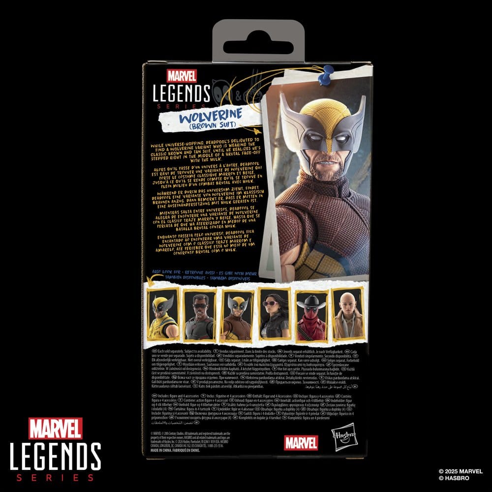 Deadpool & Wolverine Marvel Legends Actionfigur Wolverine (Brown Suit) 15 cm - Preorder - ETA: 23.08.2026